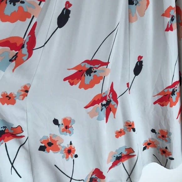 NWT Anthropologie Paper Crown Rare Midi Dress in Poppy - Picture 3 of 5